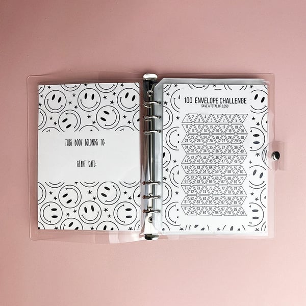 100 Envelope Savings Challenge Binder