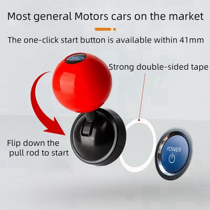 Car one-button engine start stop button rocker