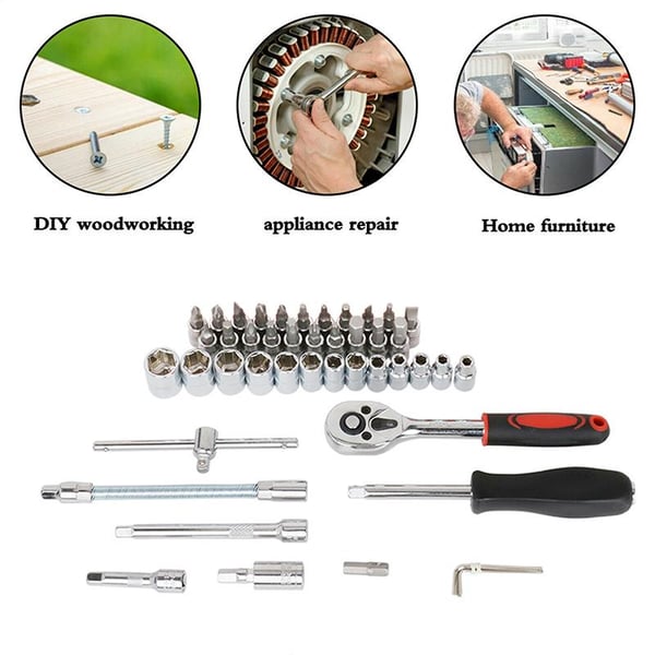 46 in 1 Car Repair Tool Kit