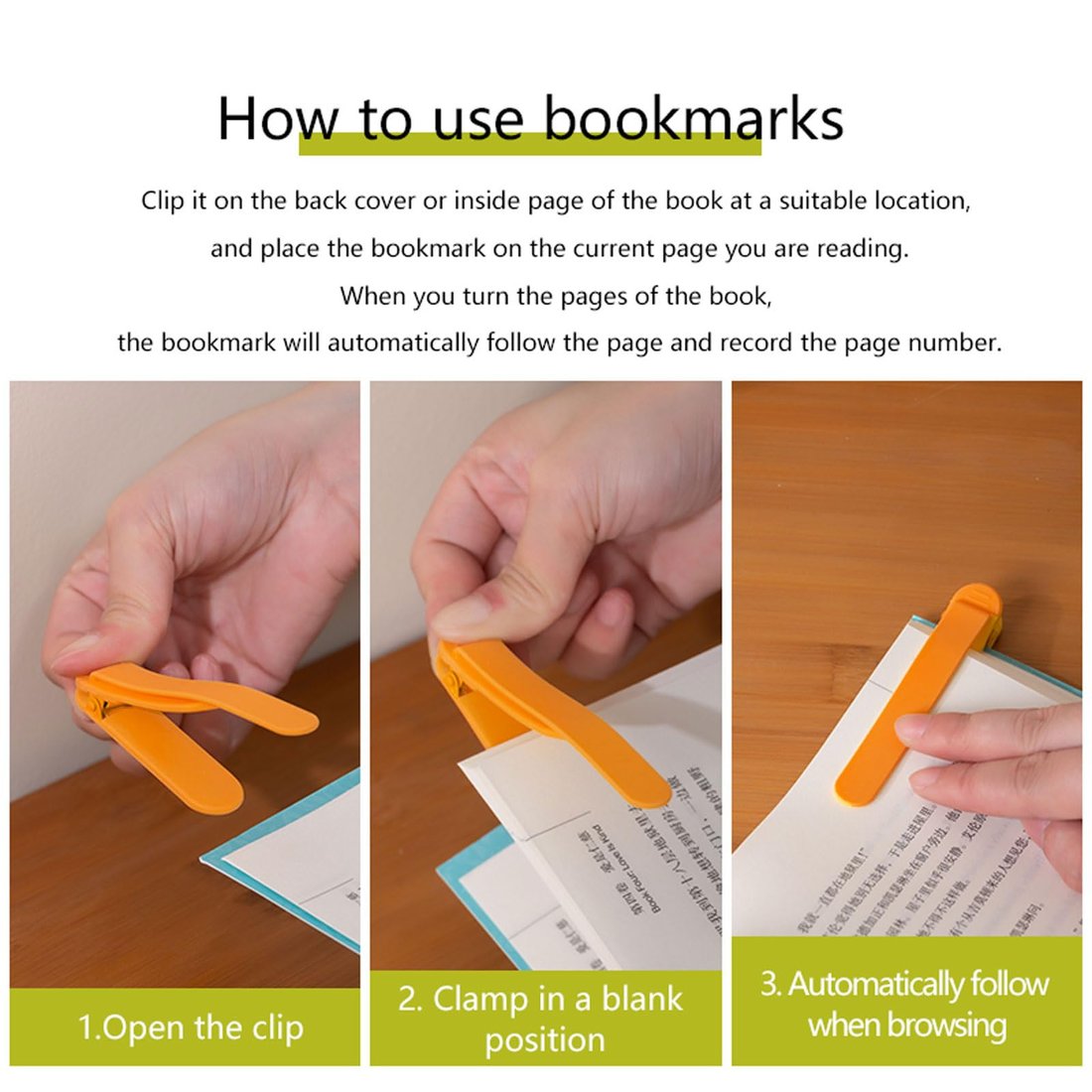 Silicone Bookmark