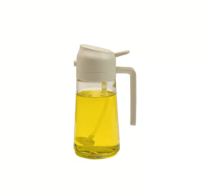 2 in 1 Glass Oil Sprayer & Dispenser