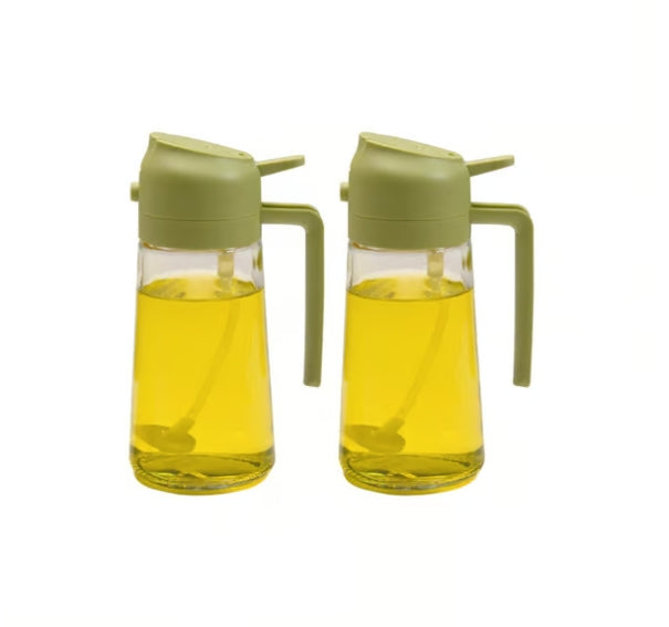 2 in 1 Glass Oil Sprayer & Dispenser