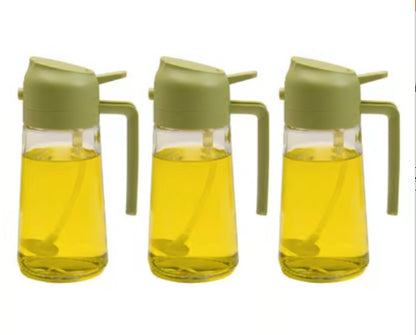 2 in 1 Glass Oil Sprayer & Dispenser