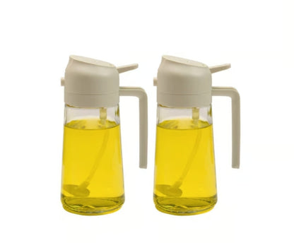 2 in 1 Glass Oil Sprayer & Dispenser