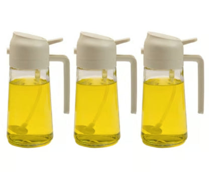 2 in 1 Glass Oil Sprayer & Dispenser