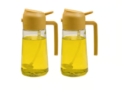 2 in 1 Glass Oil Sprayer & Dispenser